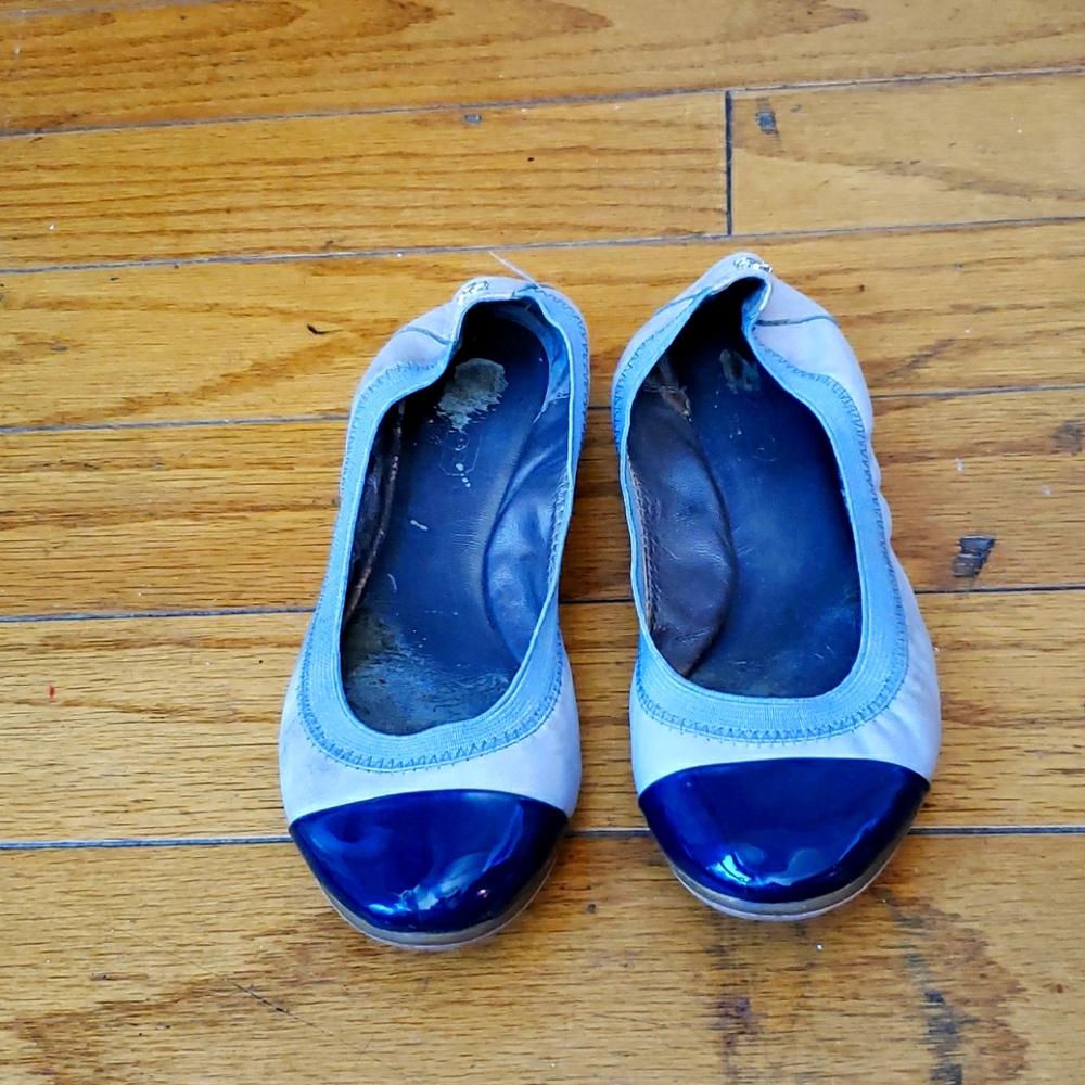 Coach blue flats